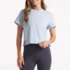 Women's Boxy Ultra Tee (Sky Blue)