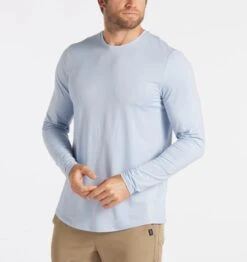 Men's Ultra Long Sleeve (Sky Blue) 9 Men's Ultra Long Sleeve (Sky Blue) -Shoes Fashion Store UNRL 1
