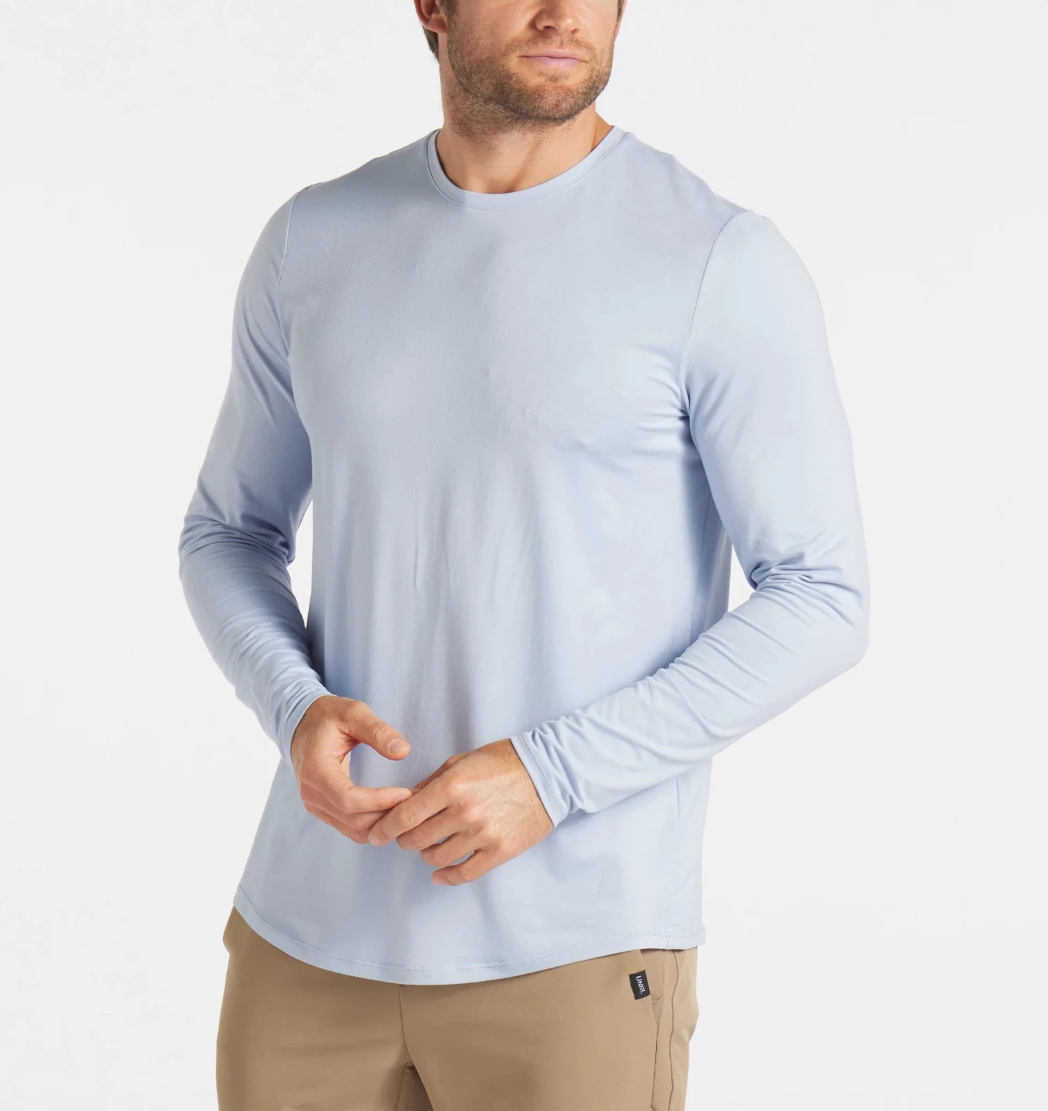 Men's Ultra Long Sleeve (Sky Blue) 4 Men's Ultra Long Sleeve (Sky Blue) - Image 4