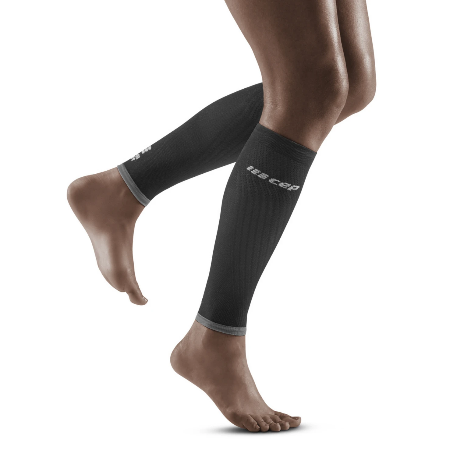 CEP Women's Ultralight Compression Calf Sleeves (Black/Light Grey) 1 CEP Women's Ultralight Compression Calf Sleeves (Black/Light Grey)