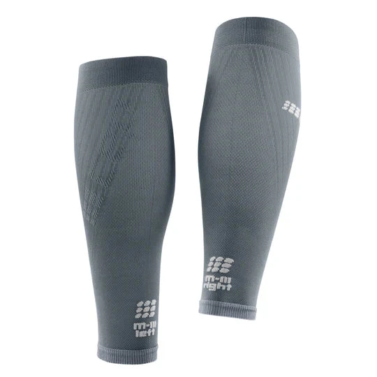 CEP Men's Ultralight Compression Calf Sleeves (Grey/Light Grey) 5 CEP Men's Ultralight Compression Calf Sleeves (Grey/Light Grey) - Image 5