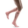 CEP Women's Reflective Compression Tall Socks (Light Rose)