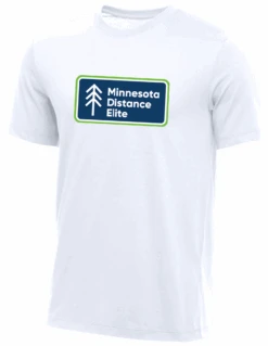 Men's Minnesota Distance Elite Short Sleeve Nike DRI-FIT Tee (White)
