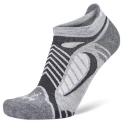 Balega UltraLight No Show Running Socks SP23 (Grey/White)