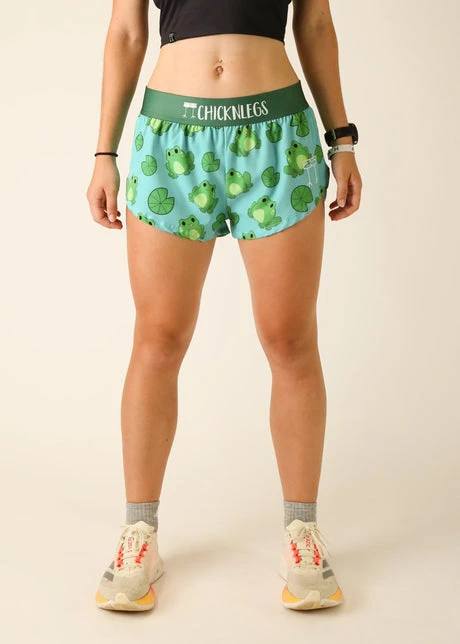 Women's Fartlek Froggies 1.5" Split Shorts 2 Women's Fartlek Froggies 1.5" Split Shorts - Image 2