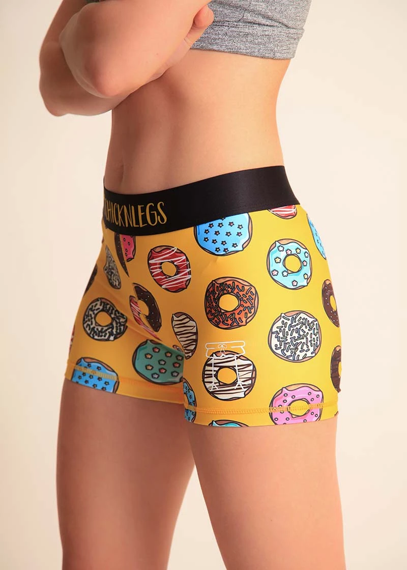 Women's Salty Donuts 3" Compression Shorts 1 Women's Salty Donuts 3" Compression Shorts