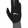 Men's Nike Pacer Midweight Gloves (Black/Smoke Grey/Silver)