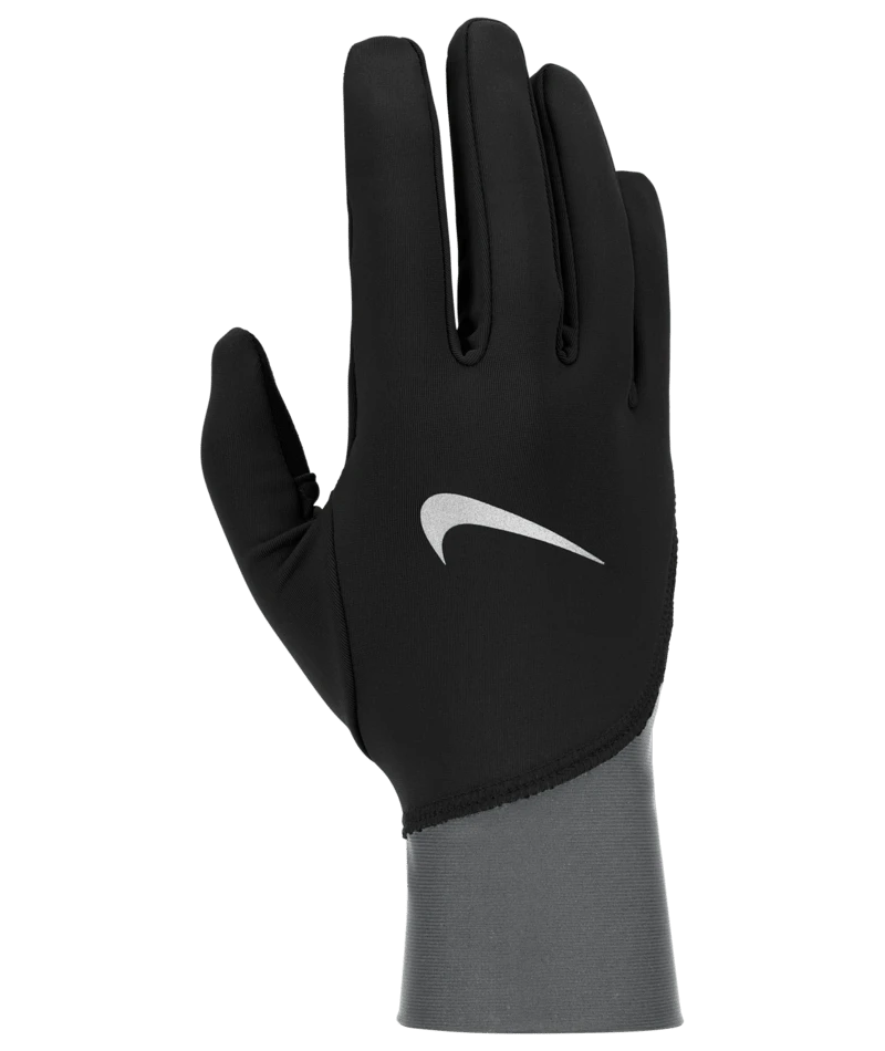 Men's Nike Pacer Midweight Gloves (Black/Smoke Grey/Silver) 1 Men's Nike Pacer Midweight Gloves (Black/Smoke Grey/Silver)