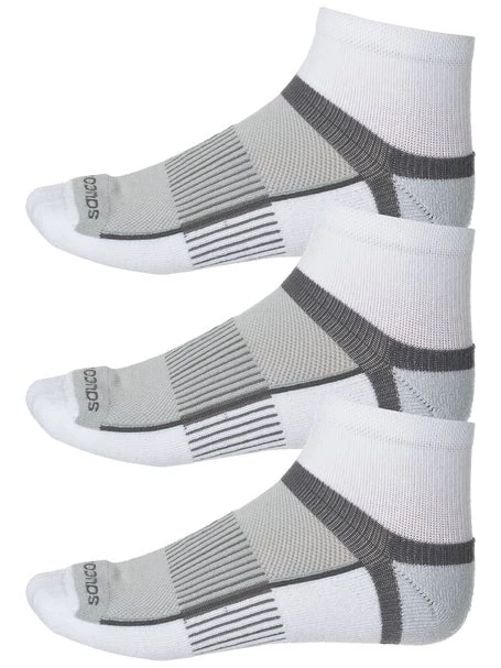 Saucony Inferno Quarter 3-Pack (100 - White) 1 Saucony Inferno Quarter 3-Pack (100 - White)