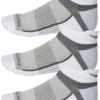 Saucony Inferno Ultralight No Show Socks 3-Pack (100 - White)